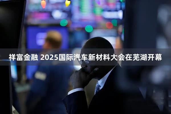 祥富金融 2025国际汽车新材料大会在芜湖开幕